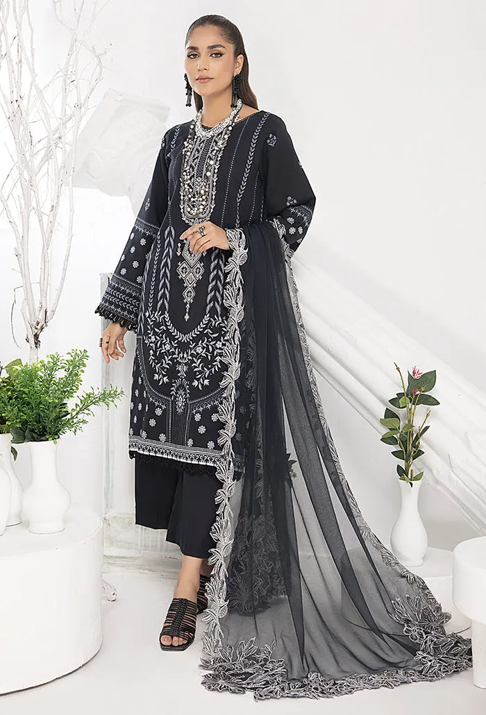 HumDum Monochrome Printed Lawn Collection – DN-02