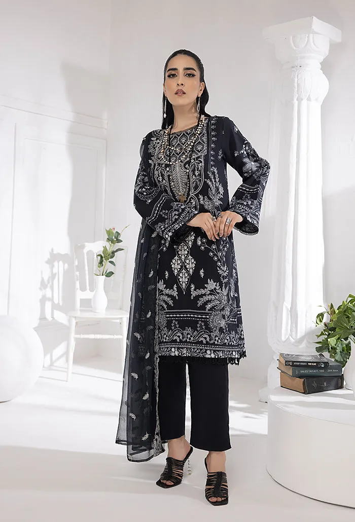 HumDum Monochrome Printed Lawn Collection – DN-03