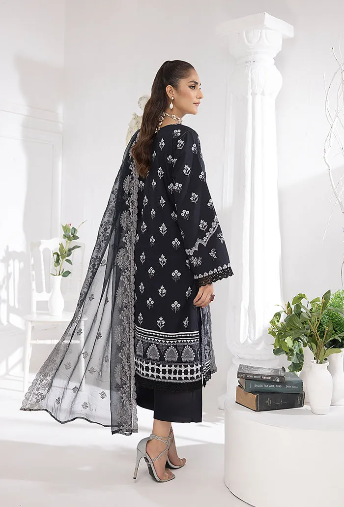 HumDum Monochrome Printed Lawn Collection – DN-05