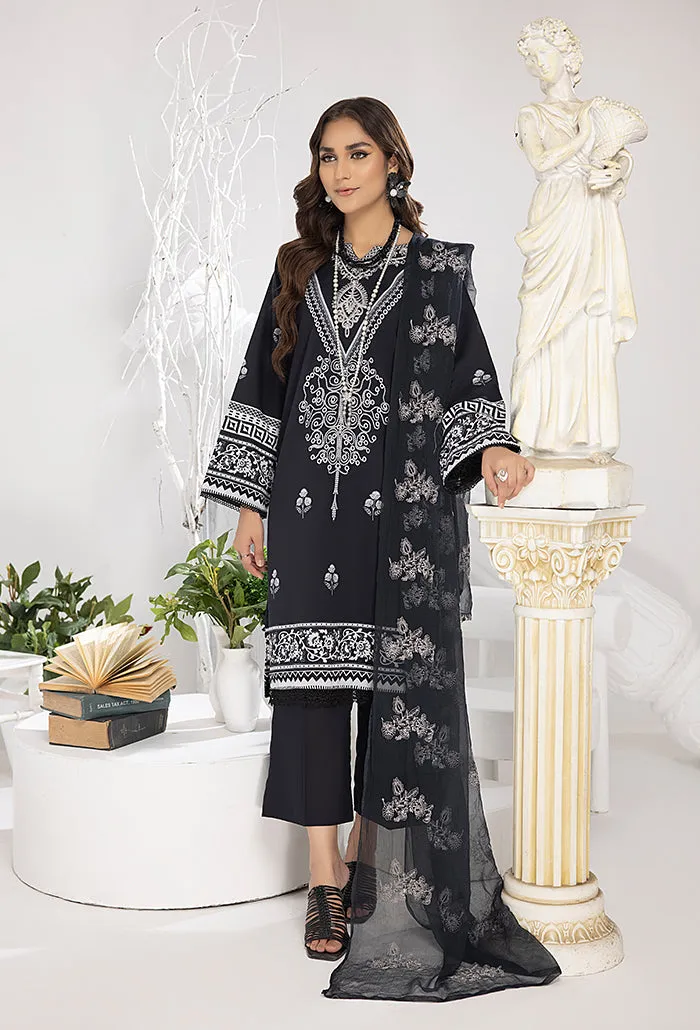 HumDum Monochrome Printed Lawn Collection – DN-10