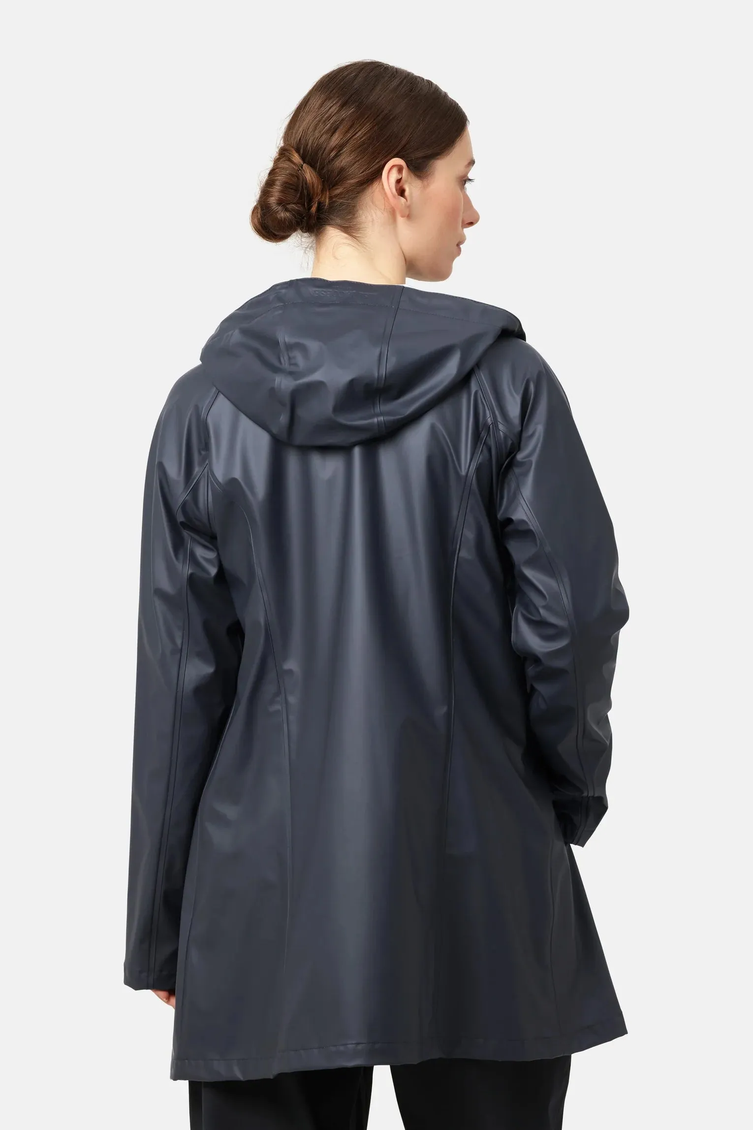 ILSE JACOBSEN RAIN87 MID LENGTH COAT | Dark Indigo