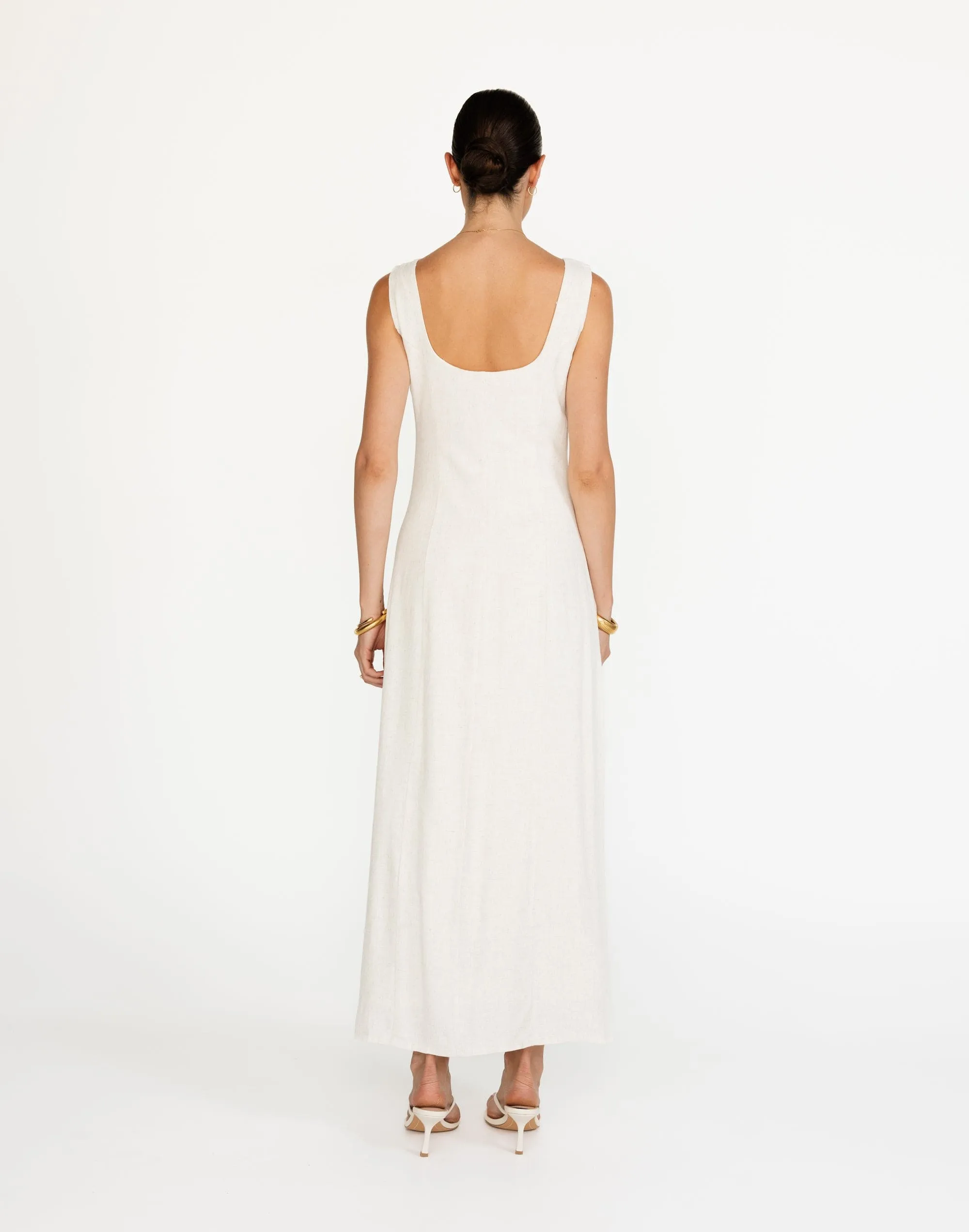 Joni Maxi Dress (Oat)