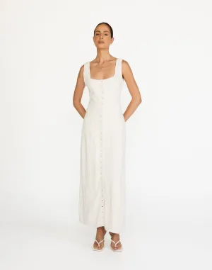 Joni Maxi Dress (Oat)