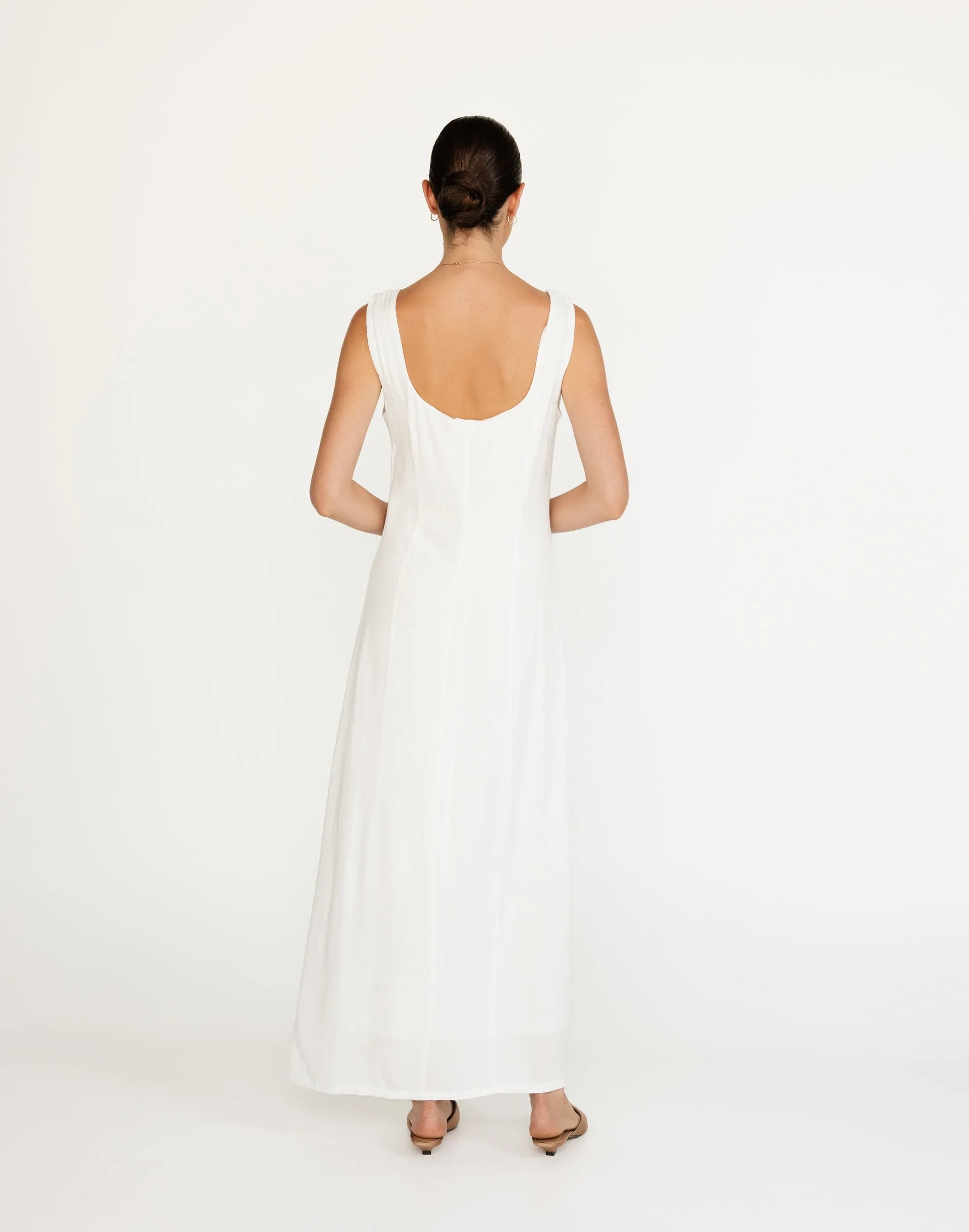 Joni Maxi Dress (White)