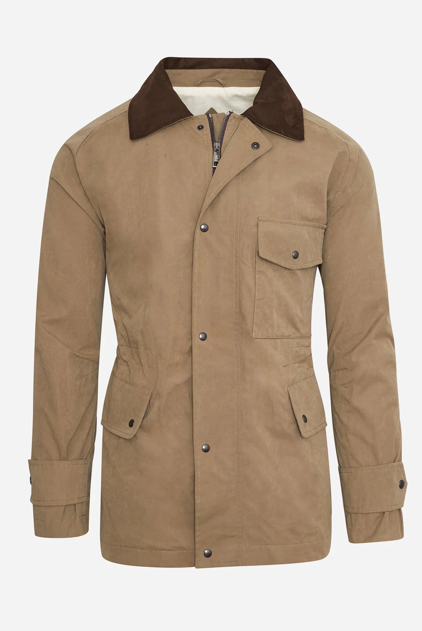 JR Field Coat in British Taupe Canvas