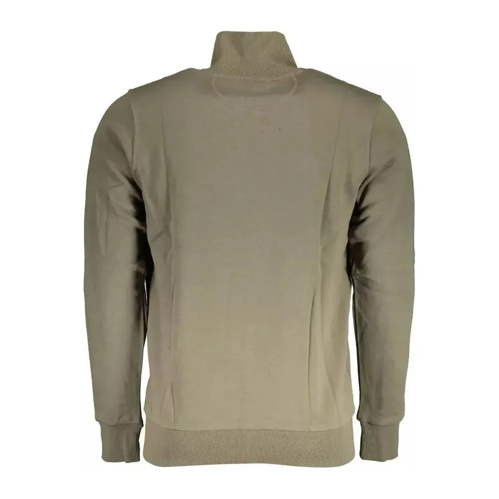 La Martina Green Cotton Men Sweater