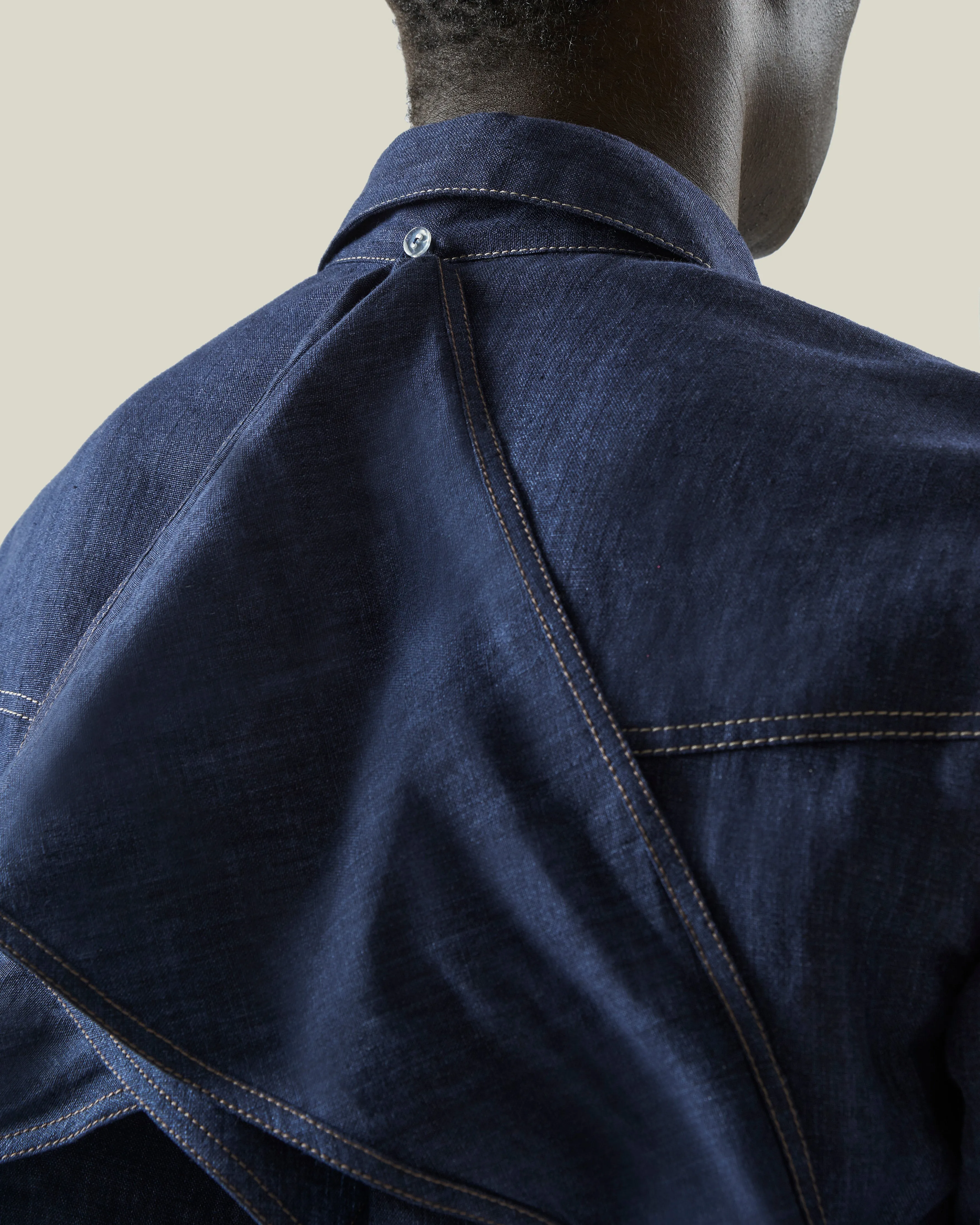 L'Avvocato Overshirt in Indigo