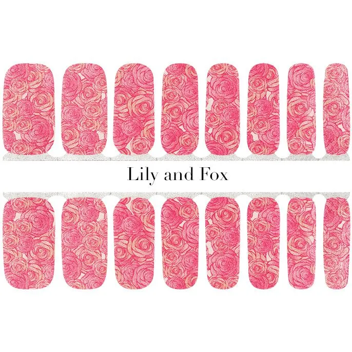 Lily and Fox - Nail Wrap - La Vie En Rose