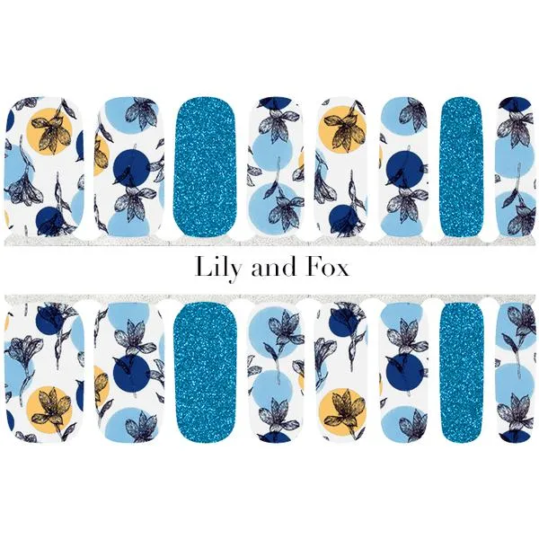 Lily And Fox - Nail Wrap - Something Blue