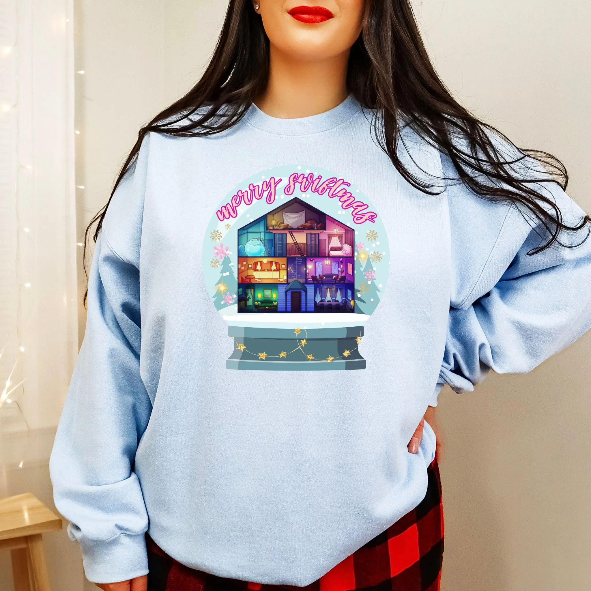 Lover House Christmas Crewneck for Women