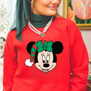 Magical Girl Mouse Christmas Sweatshirt