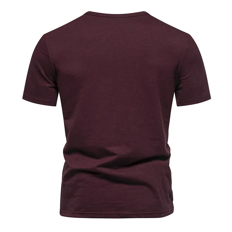 Men V-Neck Short Sleeves T-Shirt