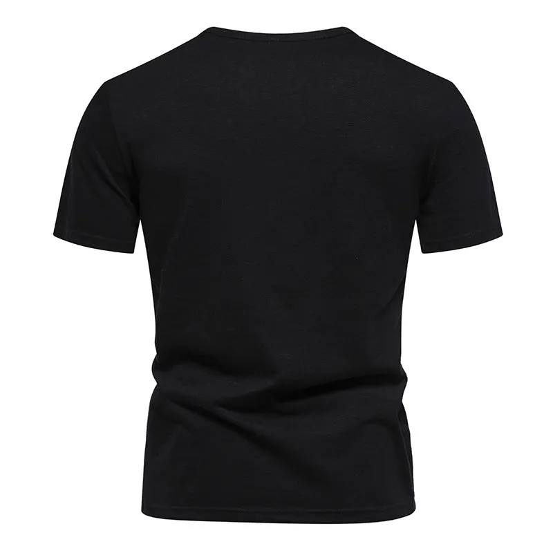 Men V-Neck Short Sleeves T-Shirt