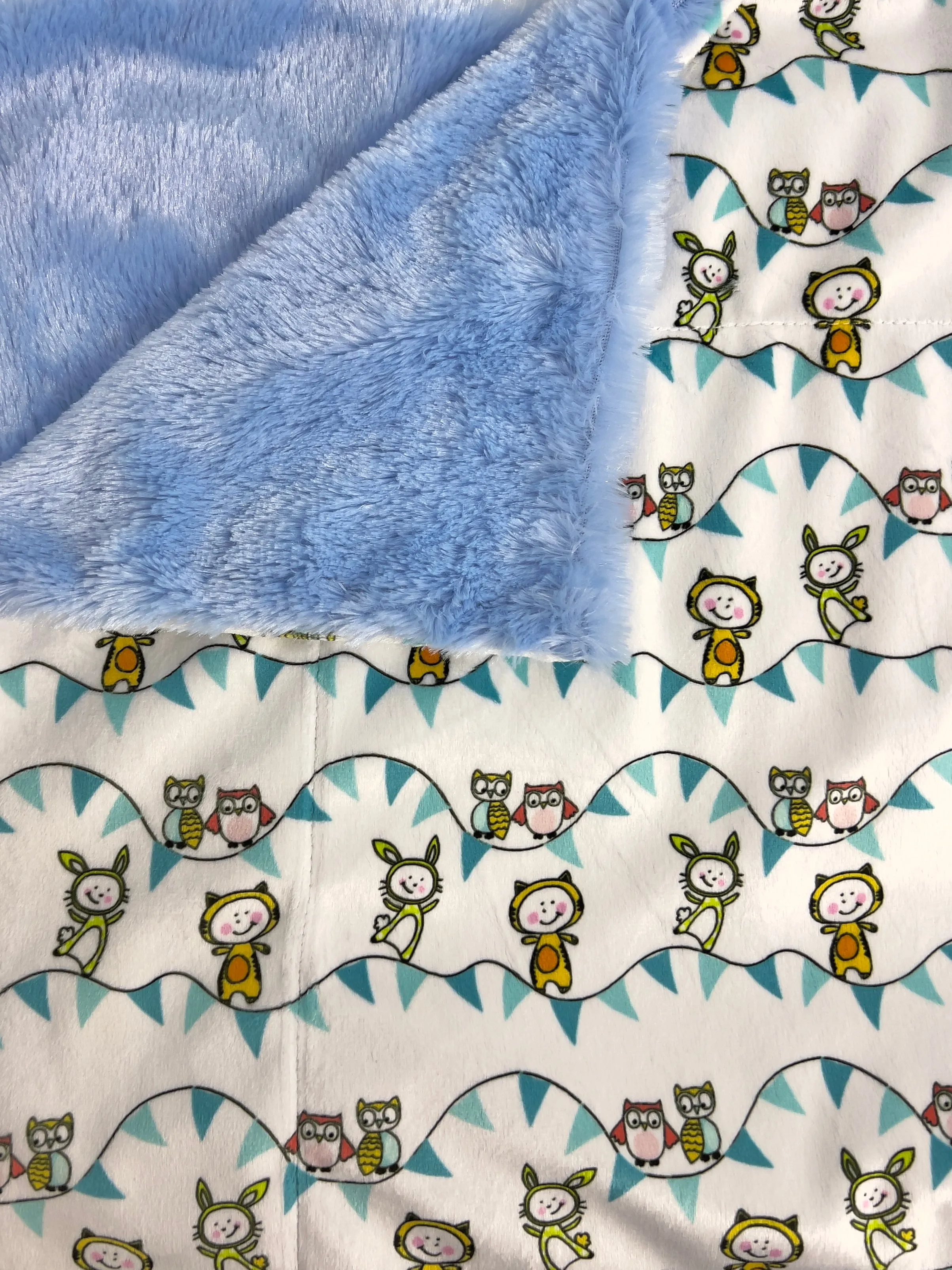 MINKY BLANKETS 5' X 6'