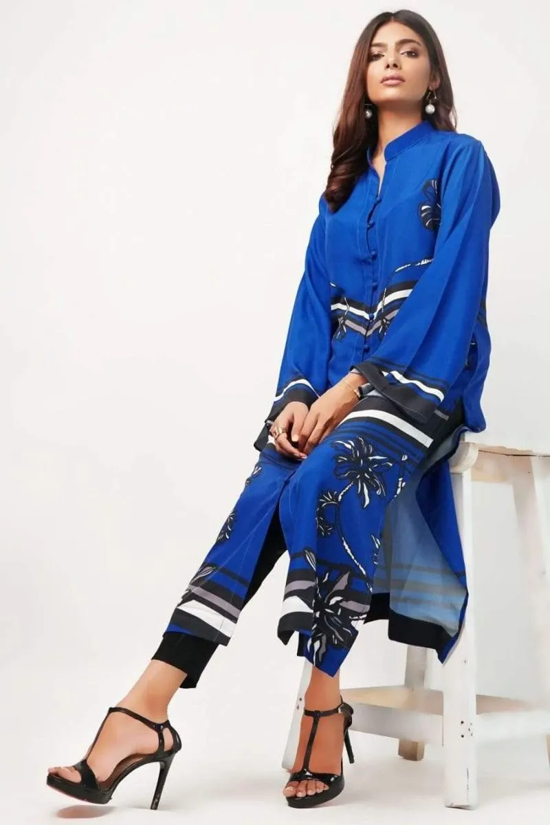 Natasha Kamal - Blot Blue - 1 PC