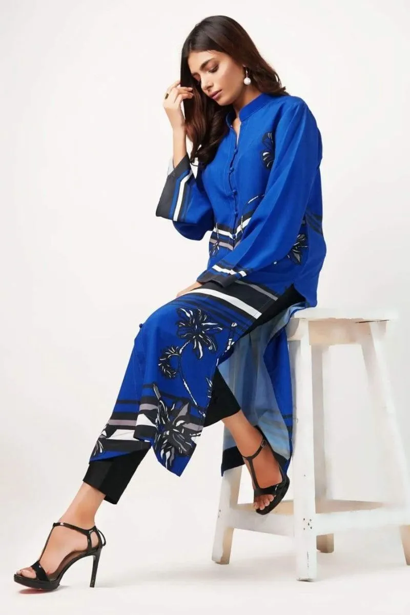 Natasha Kamal - Blot Blue - 1 PC