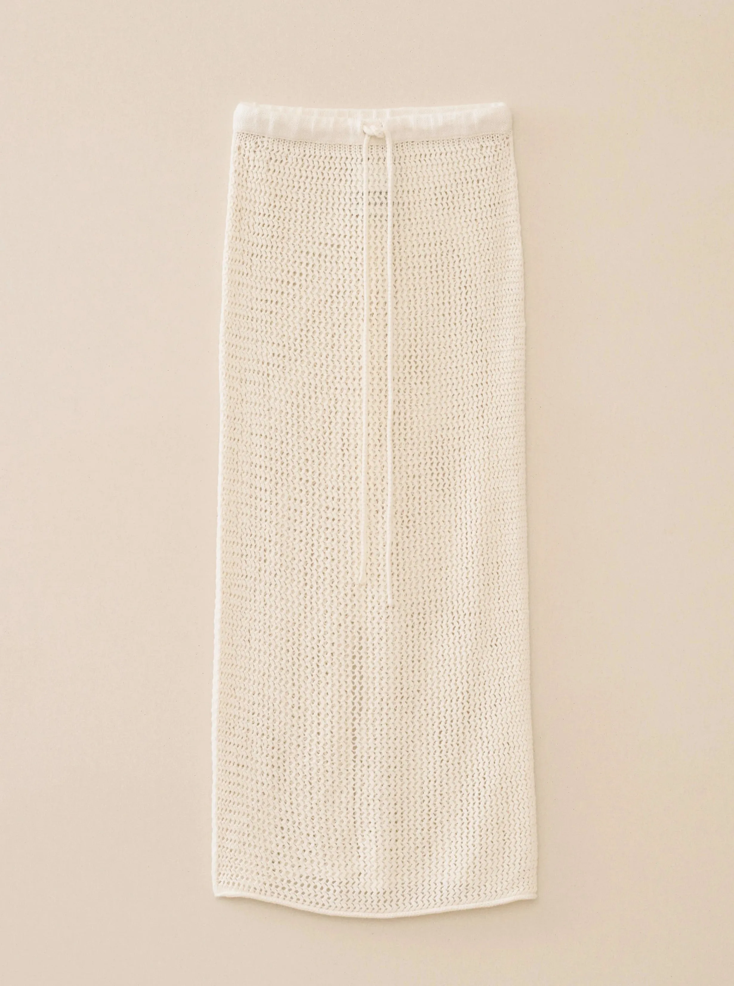 Net Skirt in Bone by Lauren Manoogian