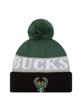 New Era Cuff Pom Shaded Milwaukee Bucks Knit Hat