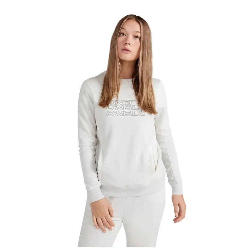 O'Neill Womens Triple Stack Crew Sweatshirt - White