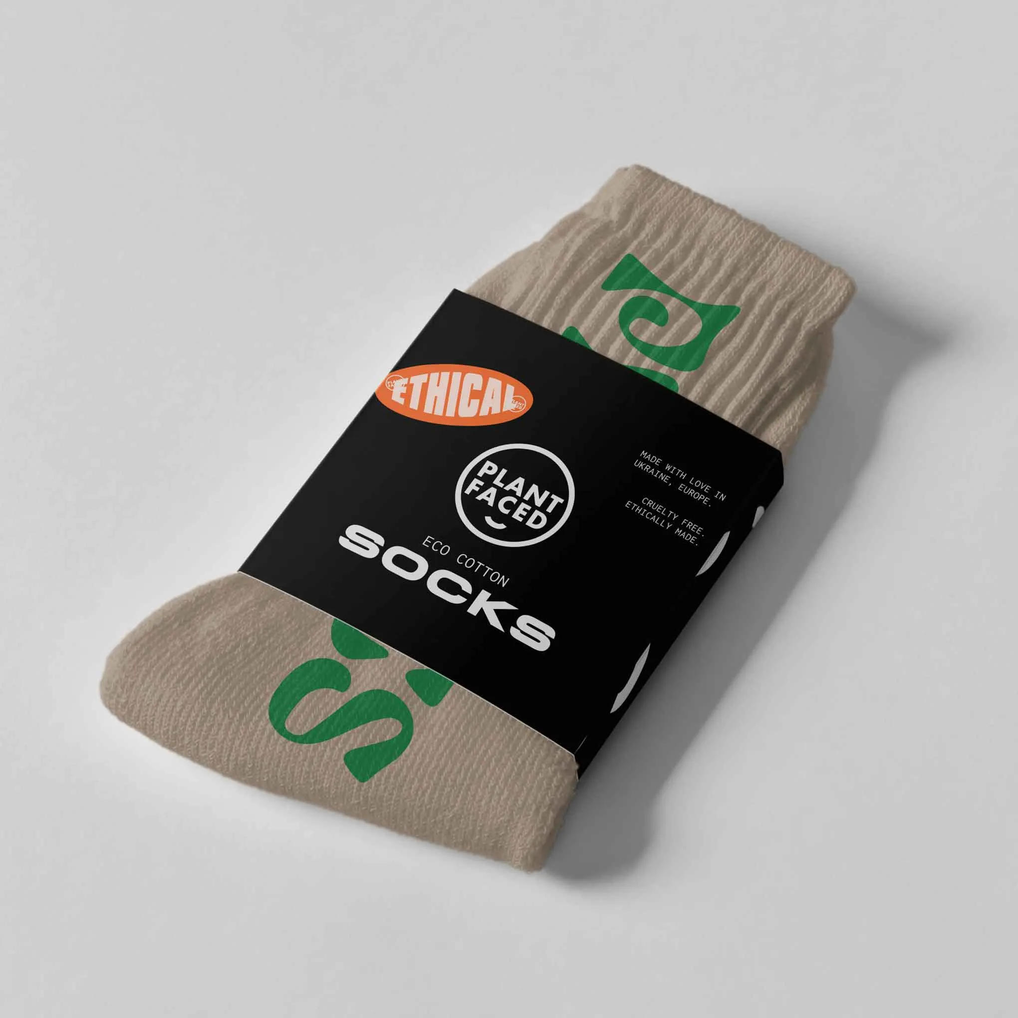 Only Plants - Eco Socks - Taupe