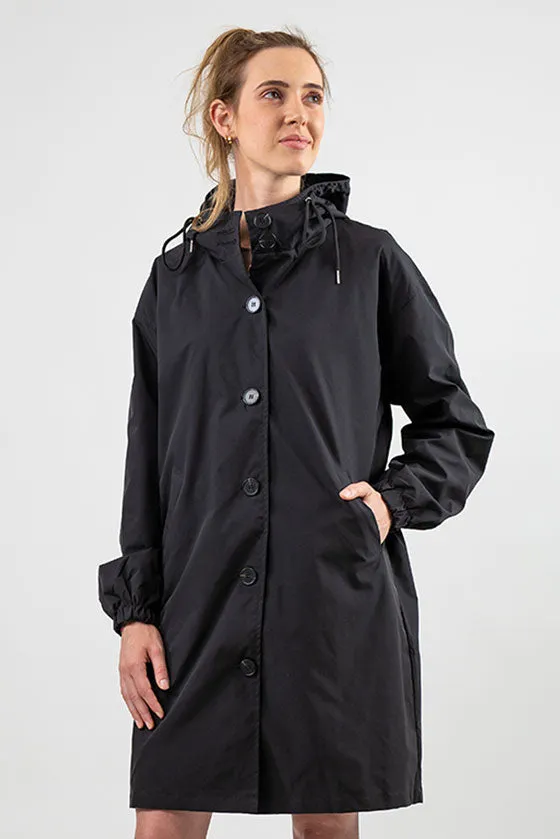 ONYX BLACK WINDBREAKER