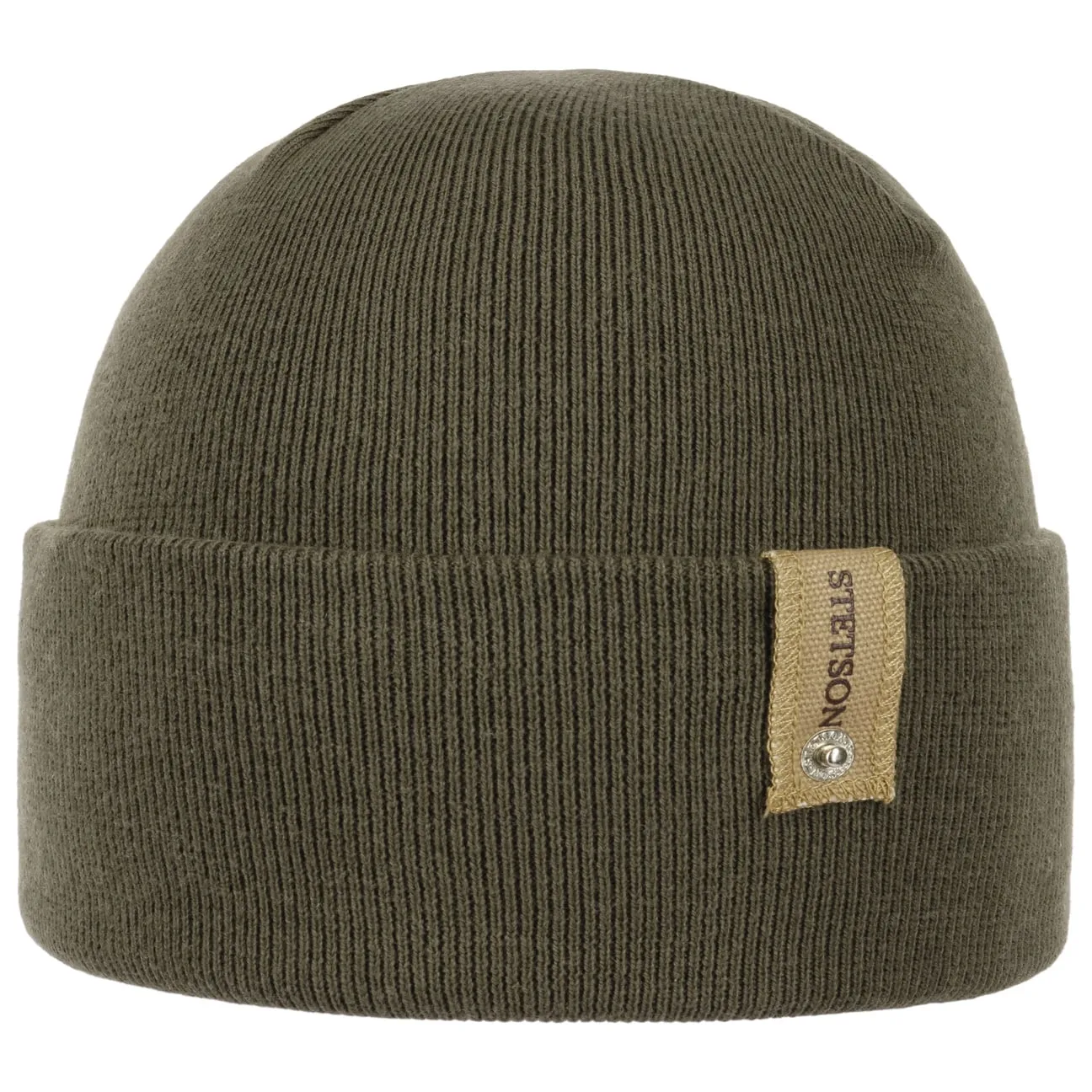 Organic Cotton Merino Beanie With Cuff by Stetson