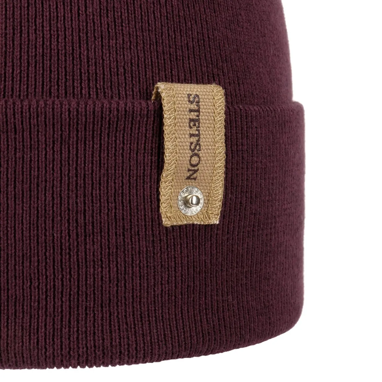 Organic Cotton Merino Beanie With Cuff by Stetson