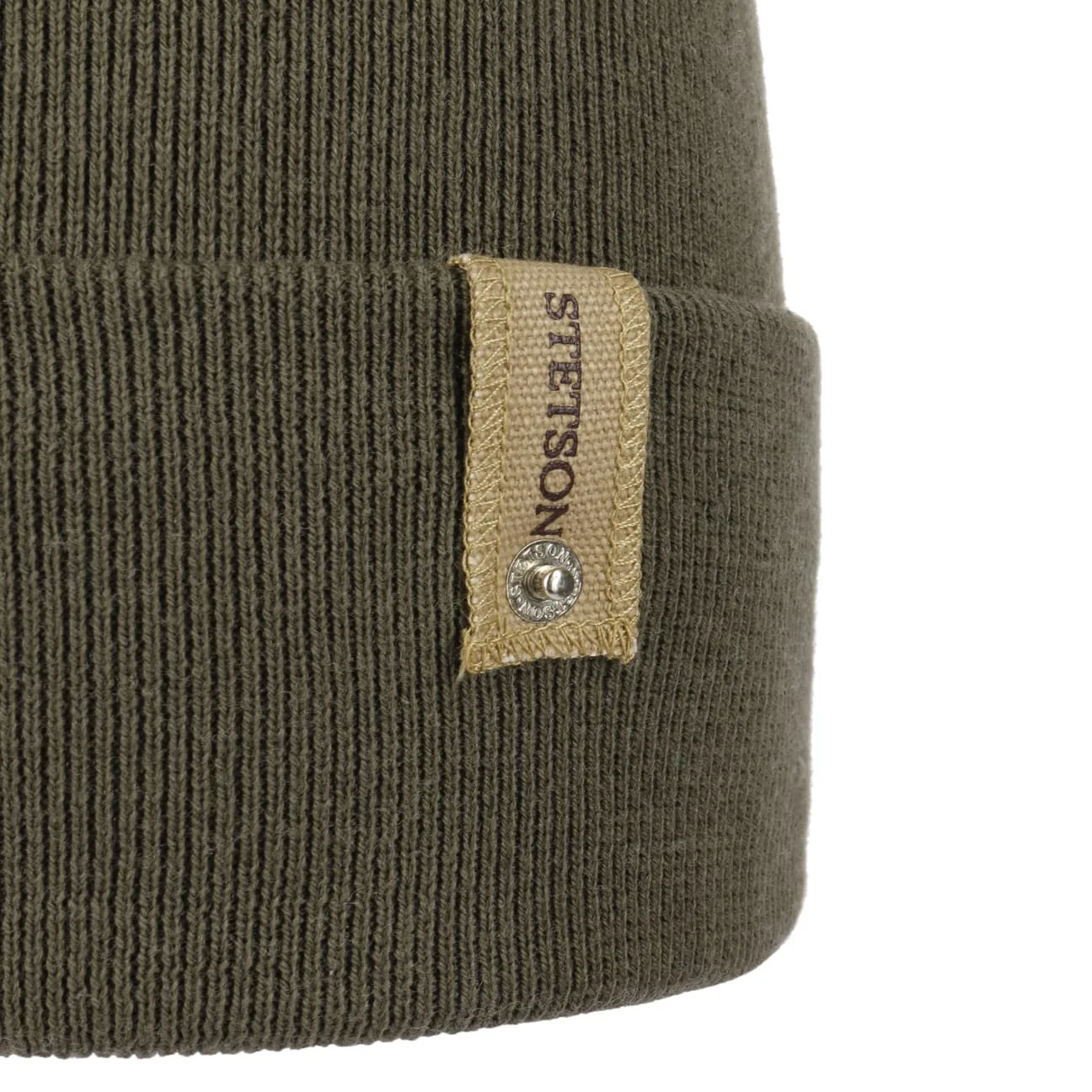 Organic Cotton Merino Beanie With Cuff by Stetson