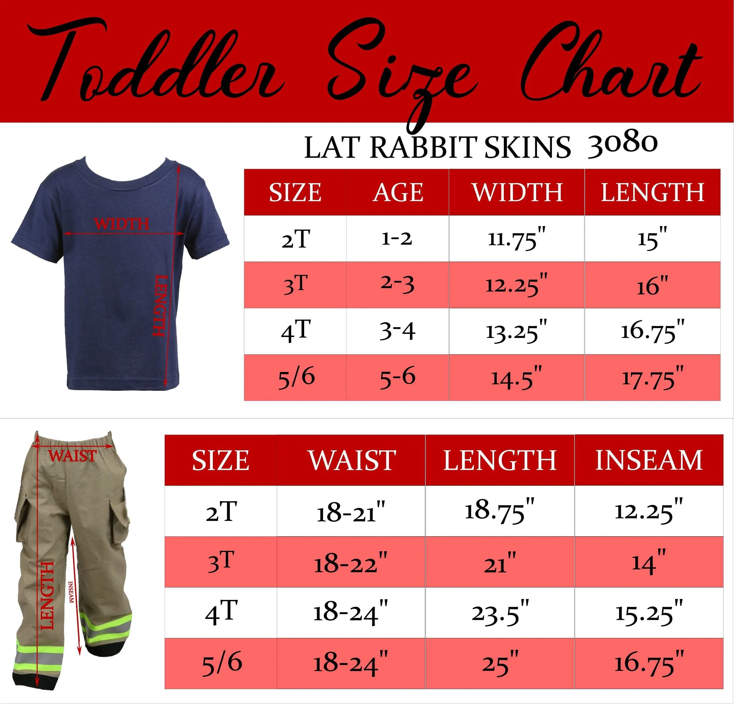 ORIGINAL Firefighter Personalized TAN 2PC Toddler Outfit