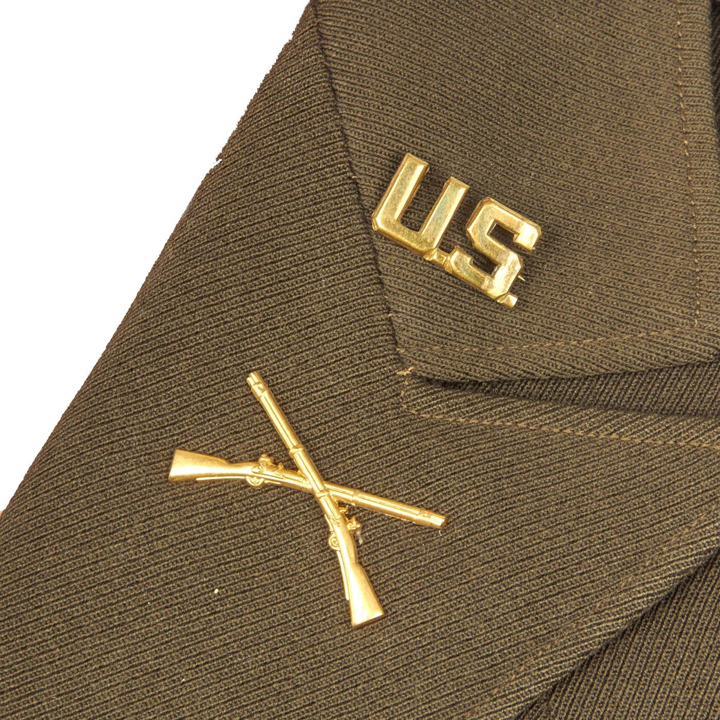 Original U.S. WWII 101st Airborne Division Class A Uniform Coat Featuring British Made Bullion Insignia - Featured in Heroes in our Midst Volume 3