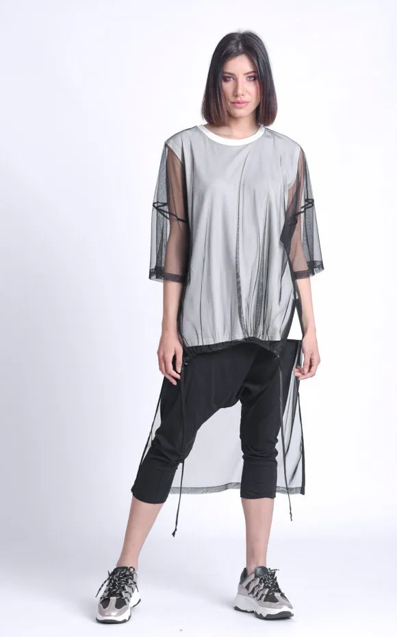 Oversize Long Tunic Top