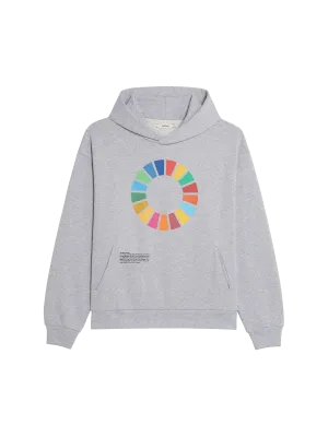 PANGAIA x SDGS Signature Hoodie—grey marl