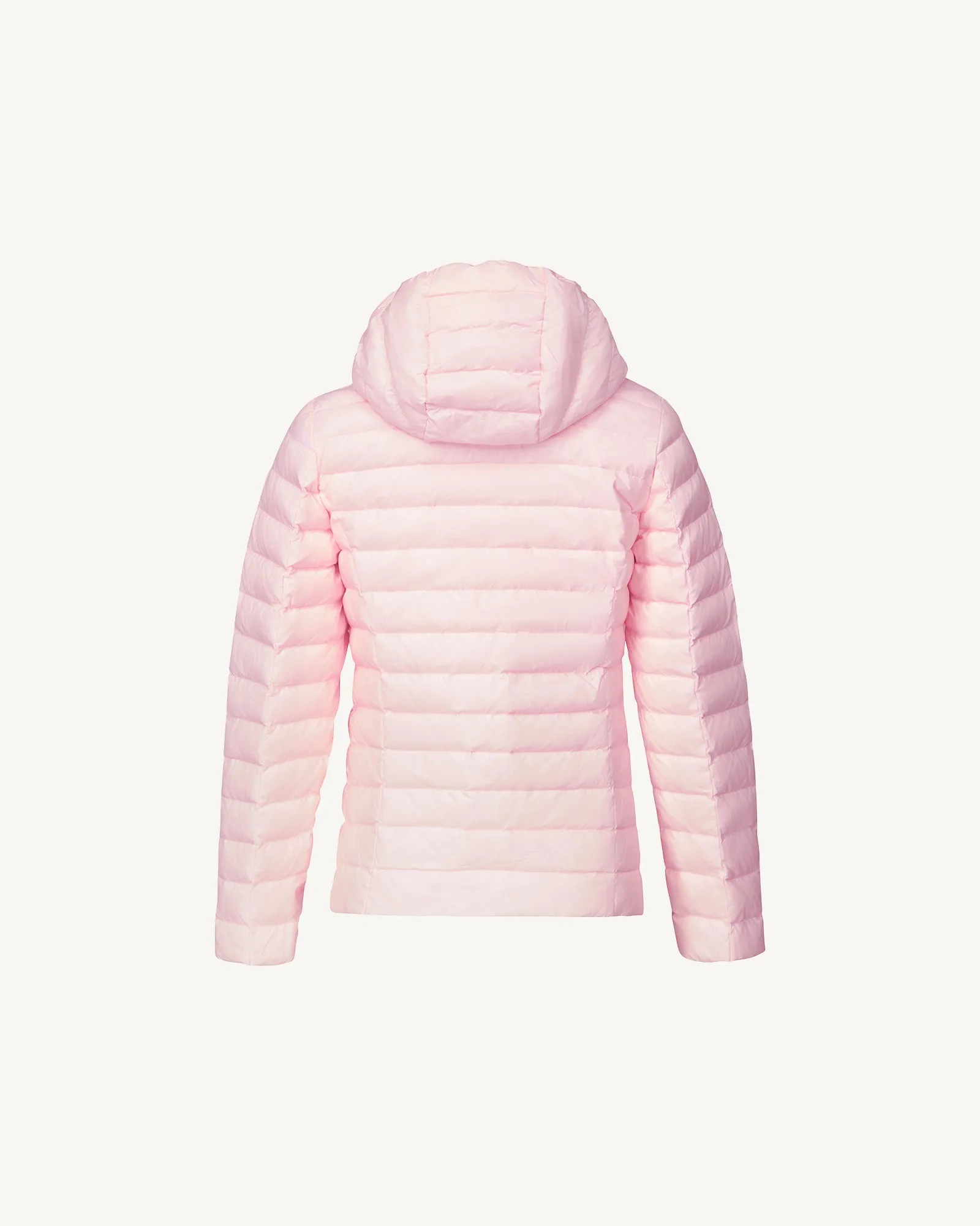 Petal rose Carla kids' lightweight hooded puffer jacket