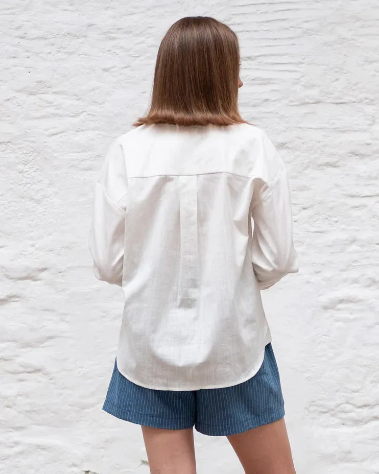 Petra Blouse in Ecru