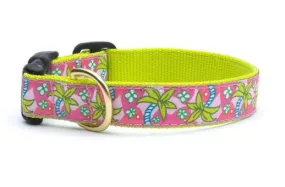 Pink Palms Dog Collar