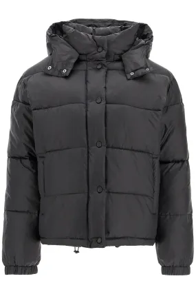 PINKO "down jacket with logo patch