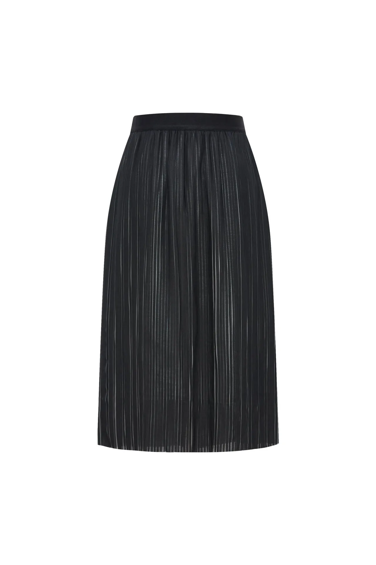 Pleated Flare Skirt