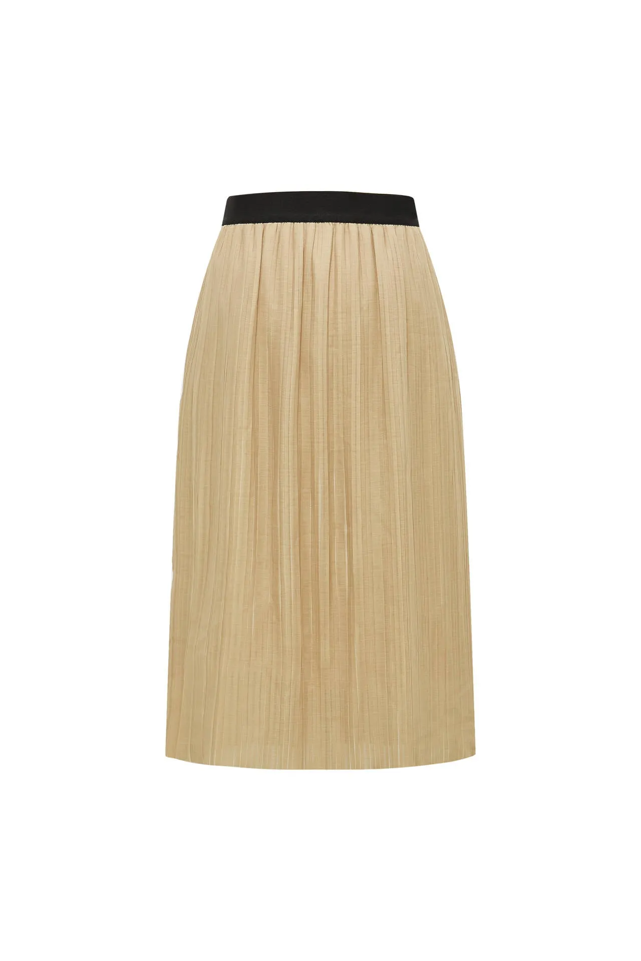 Pleated Flare Skirt