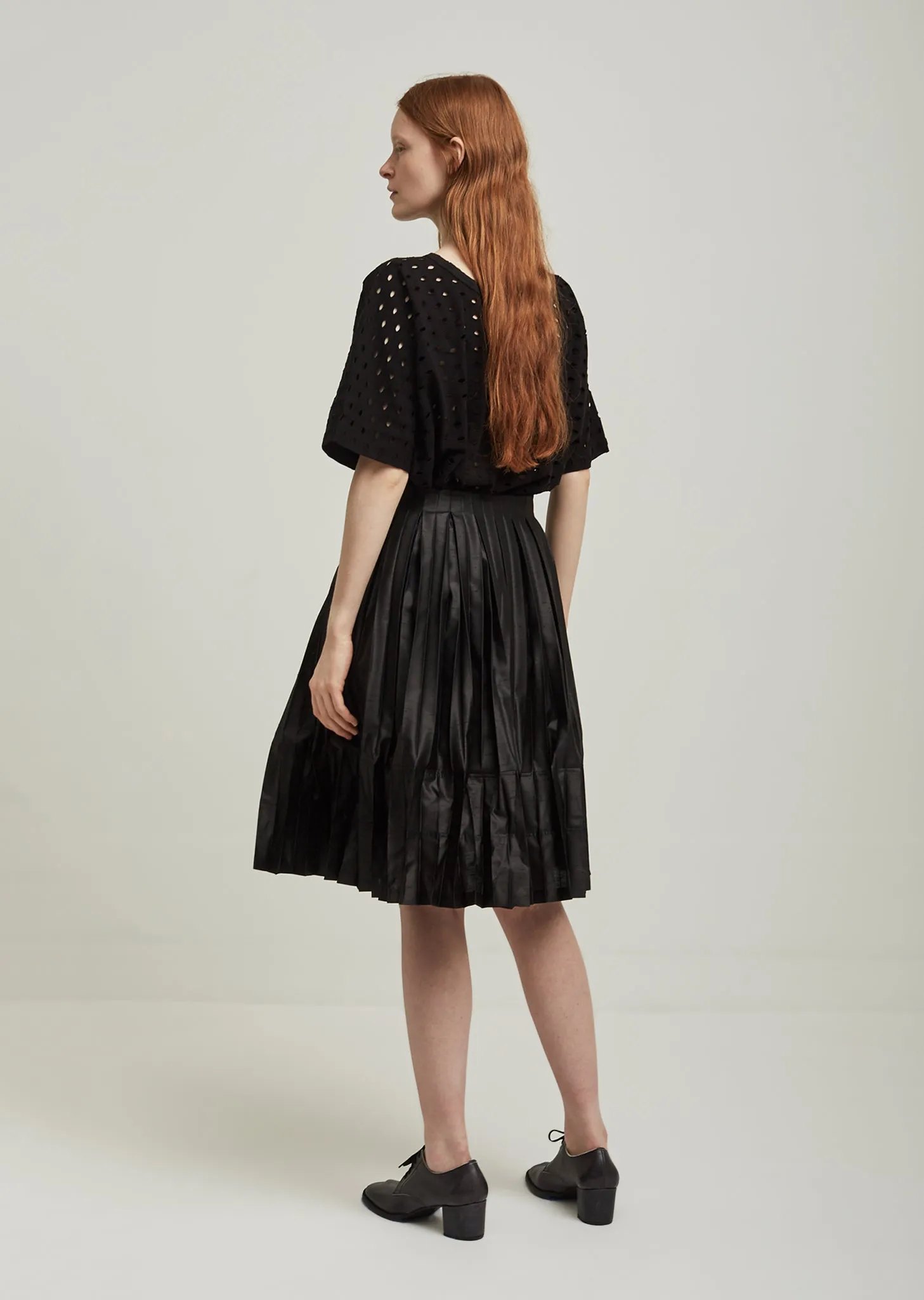 Polyester Film Pleated Skirt