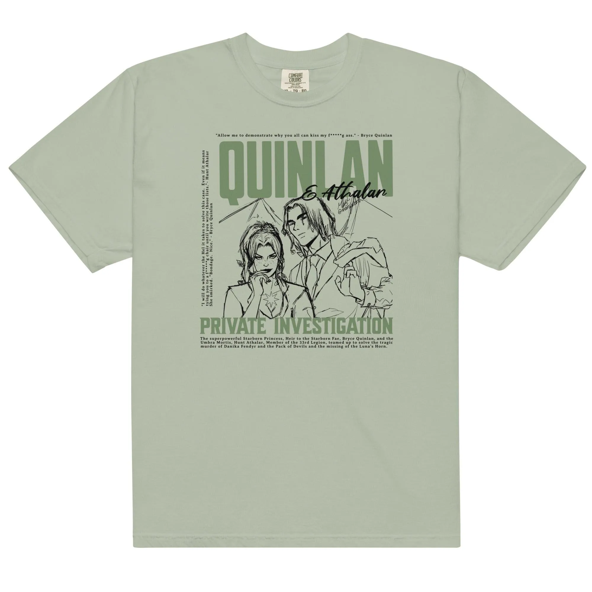 Quinlan and Athalar Private Investigation Tee Shirt