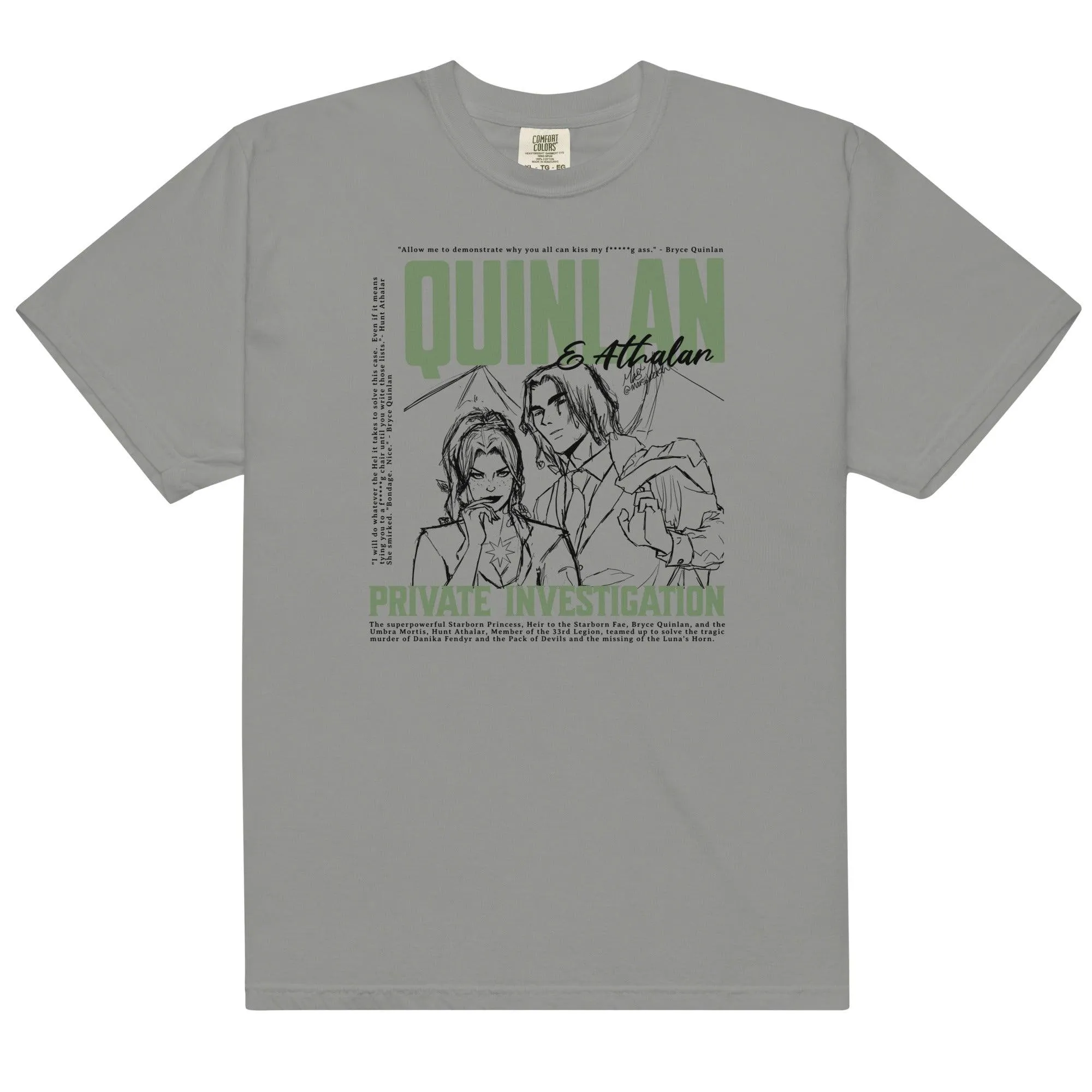 Quinlan and Athalar Private Investigation Tee Shirt