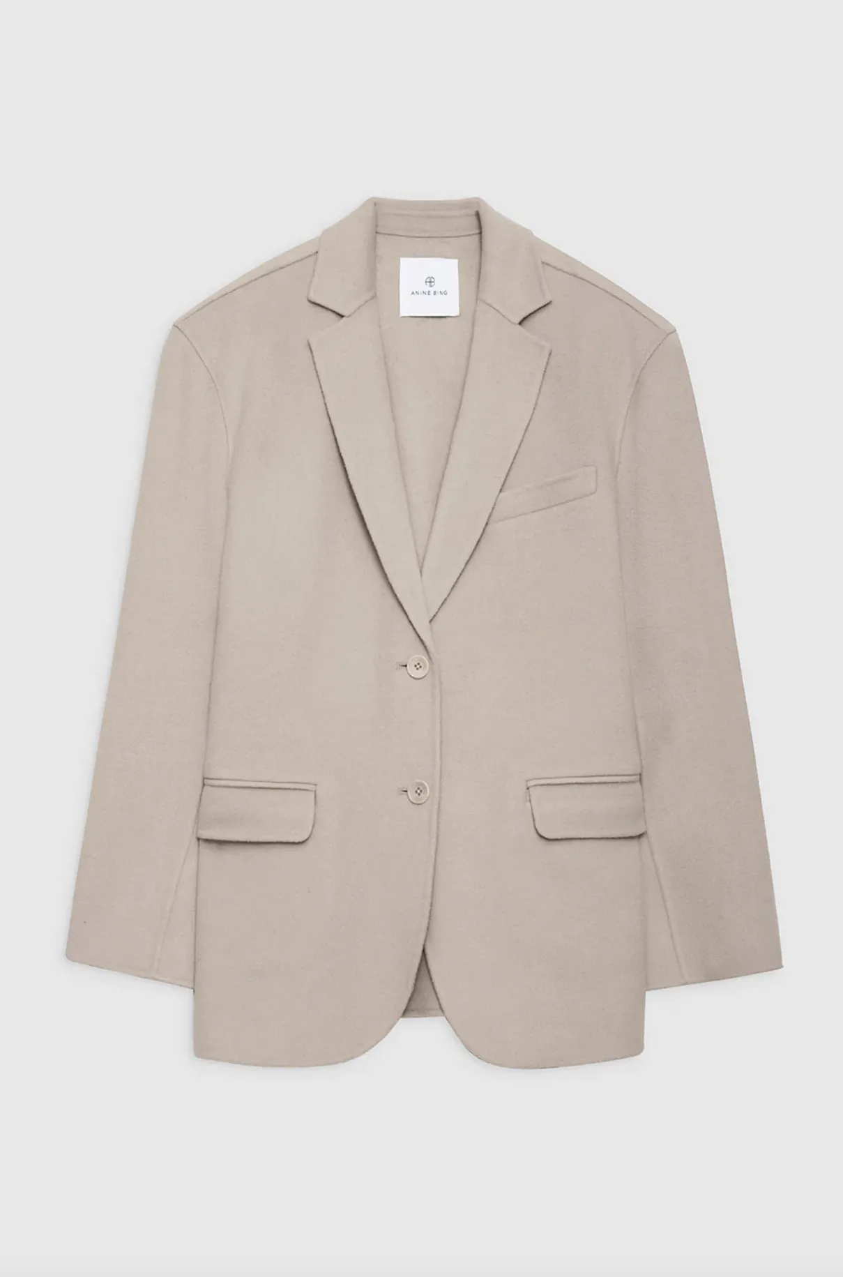 Quinn Blazer - Taupe Cashmere Blend