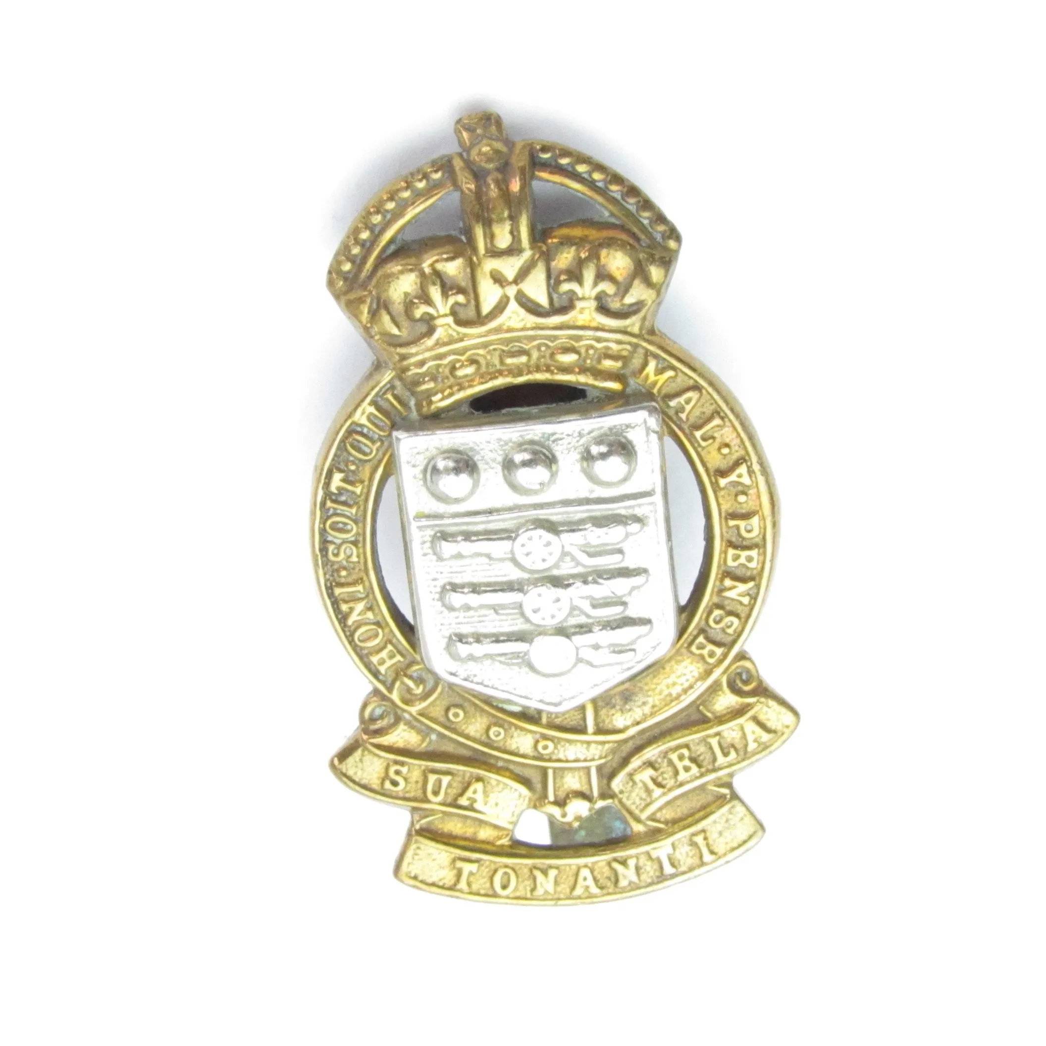 Royal Ordnance Corps Sua Tela Tonanti Military Cap Badge