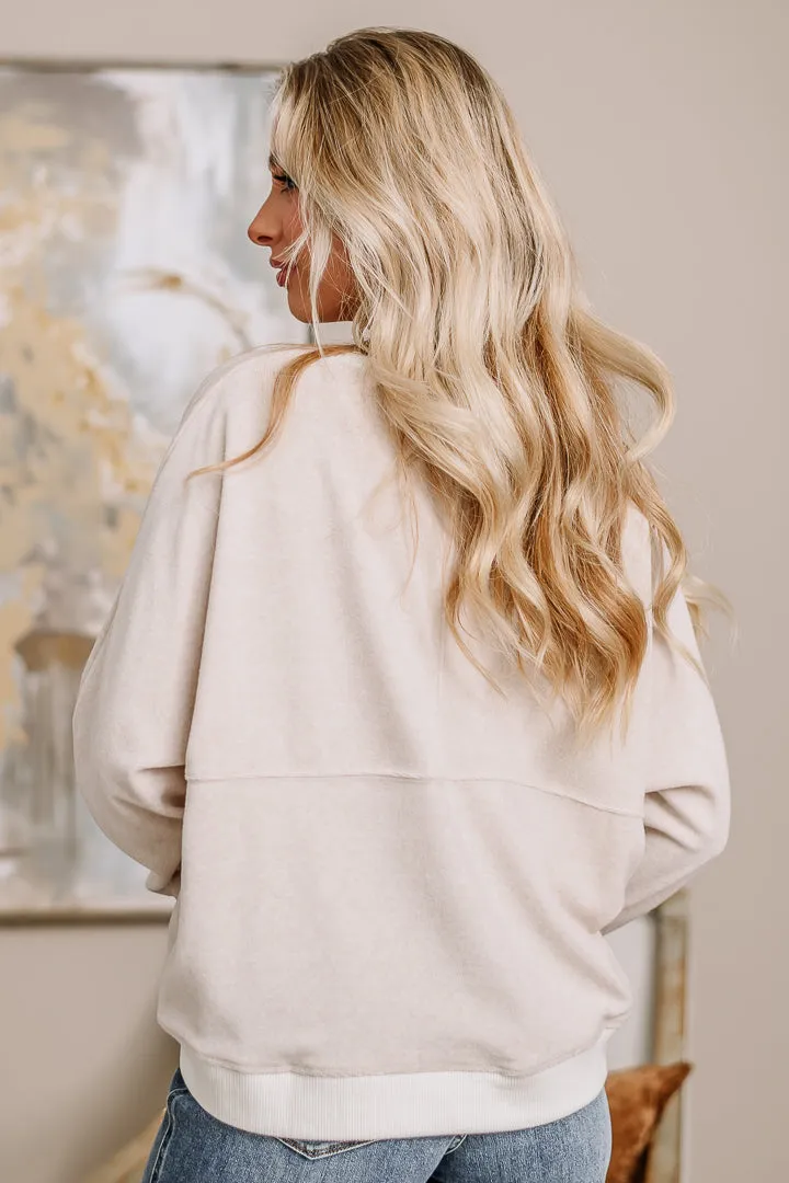 Seen It All Soft Knit Top | Oatmeal