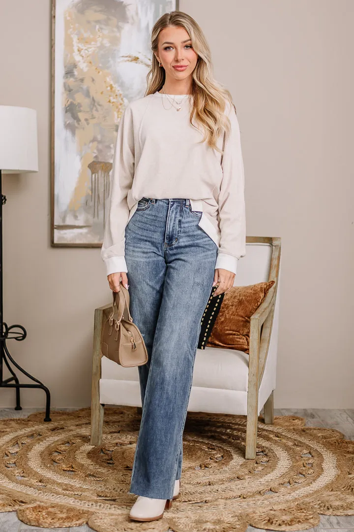 Seen It All Soft Knit Top | Oatmeal