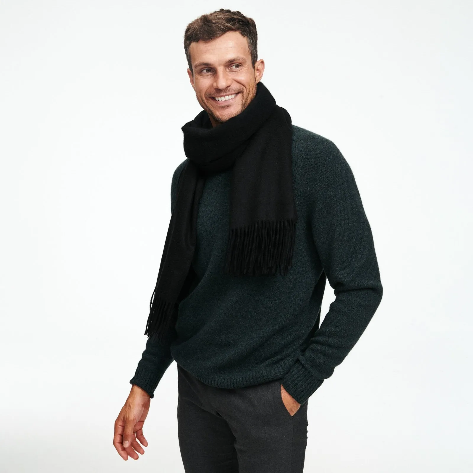 Signature Cashmere Solid Scarf