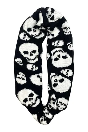 Skull Madness Reversible Infinity Scarf