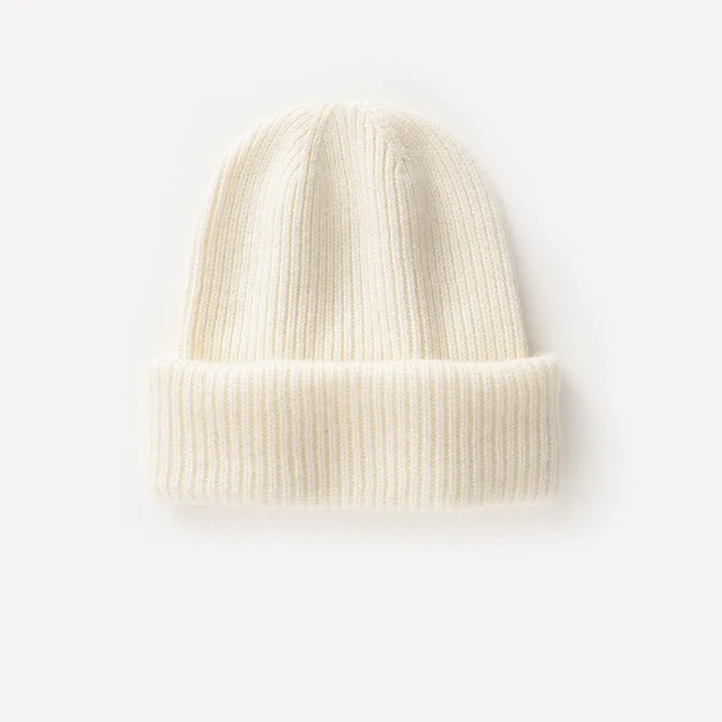 Soft Warm Winter Hat 100% Cashmere Knit  Beanie for Men and Women