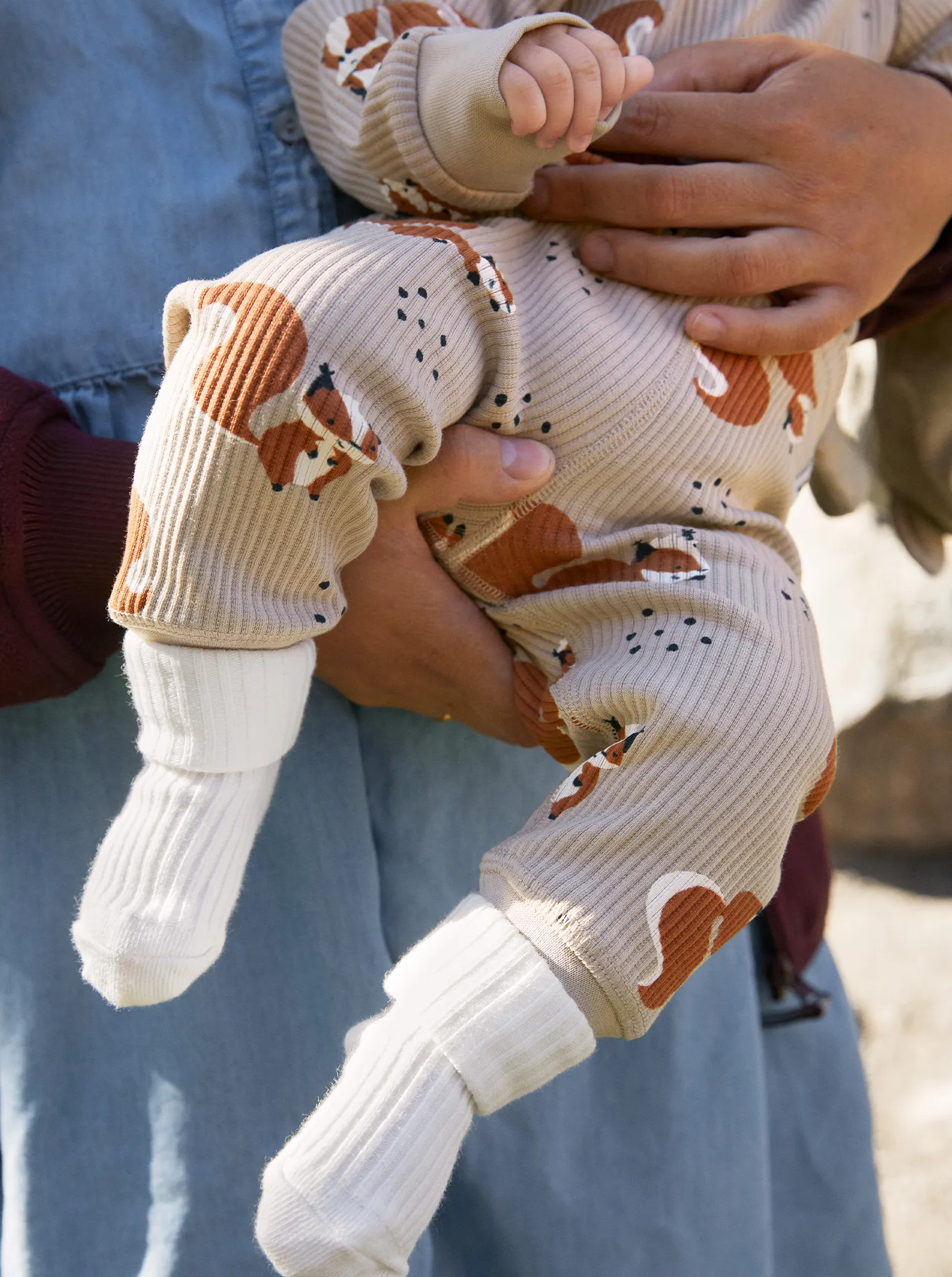 Squirrel Print Baby Leggings