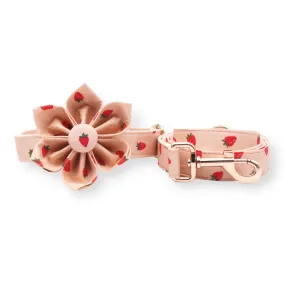 Strawberry Flower Unbreakable Collar™ & Leash Set